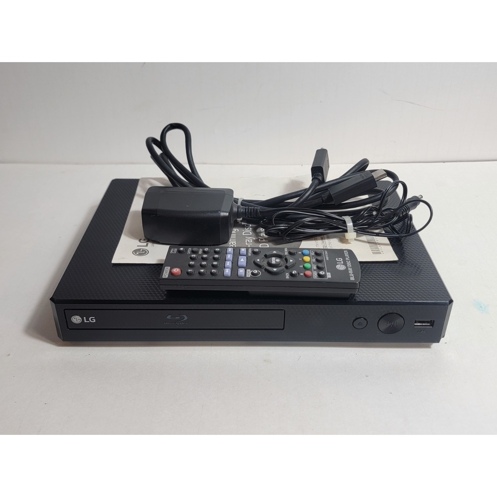 LG BP350 Streaming Blu-Ray Player with Remote HDMI Cable and Manual Tested